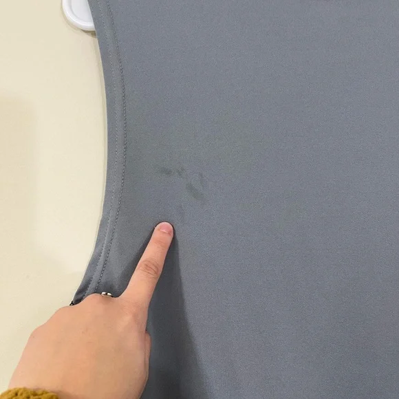 Adidas Gray Stripe Performance Muscle Tee - Picture 6 of 7